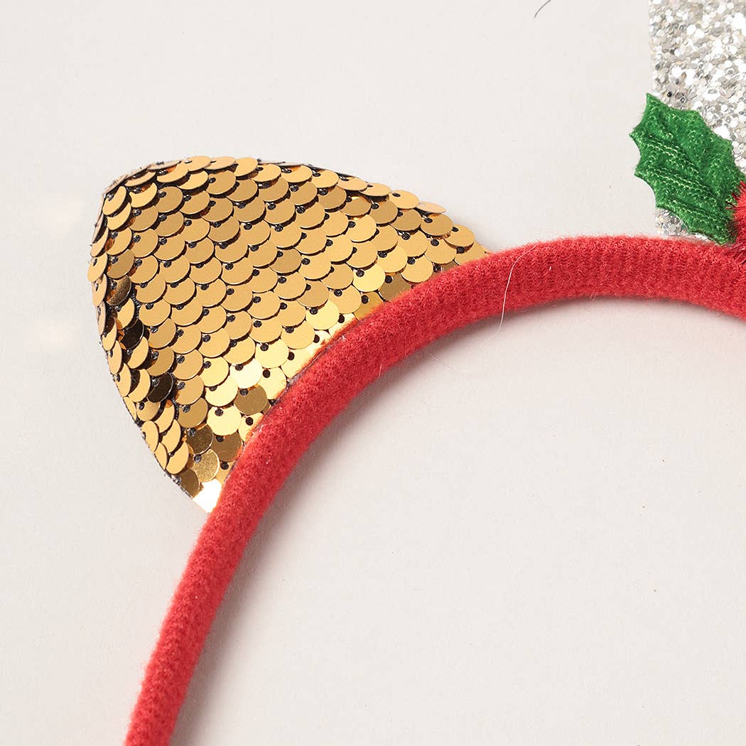 Assorted Reindeer Ears Christmas Headbands