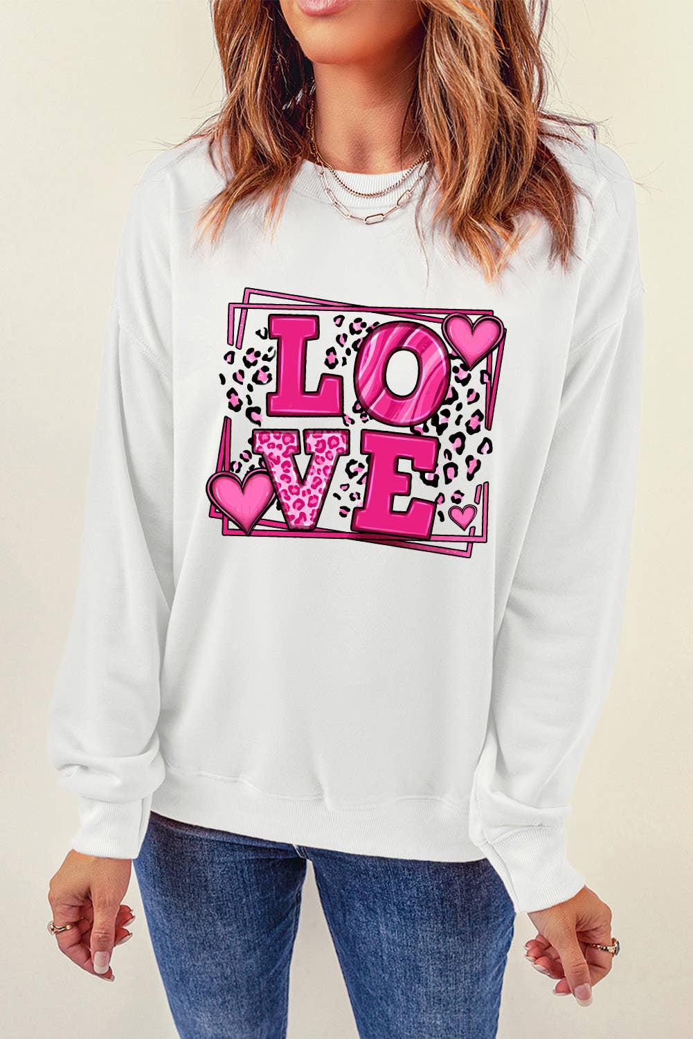 Sweet LOVE Valentines Graphic Sweatshirt