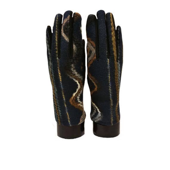 Yarn Heart Beat Pattern Gloves