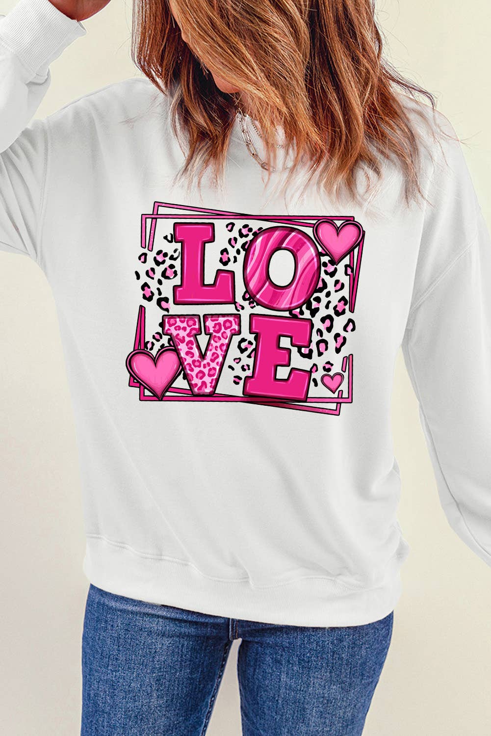 Sweet LOVE Valentines Graphic Sweatshirt