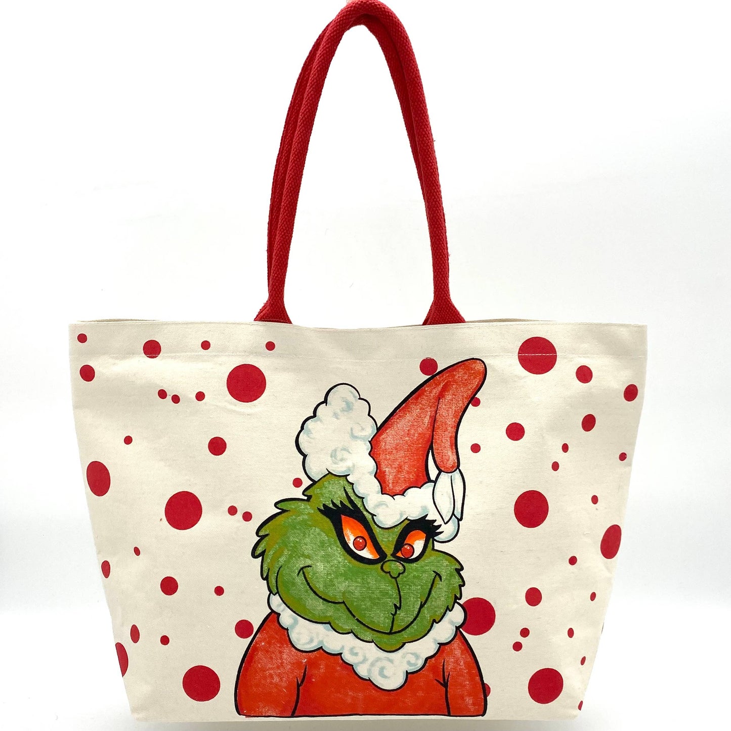 PRINTED RED "MEAN ONE" TOTEBAG
