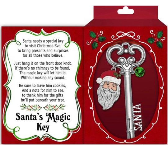Santa's Magic Key Ornament