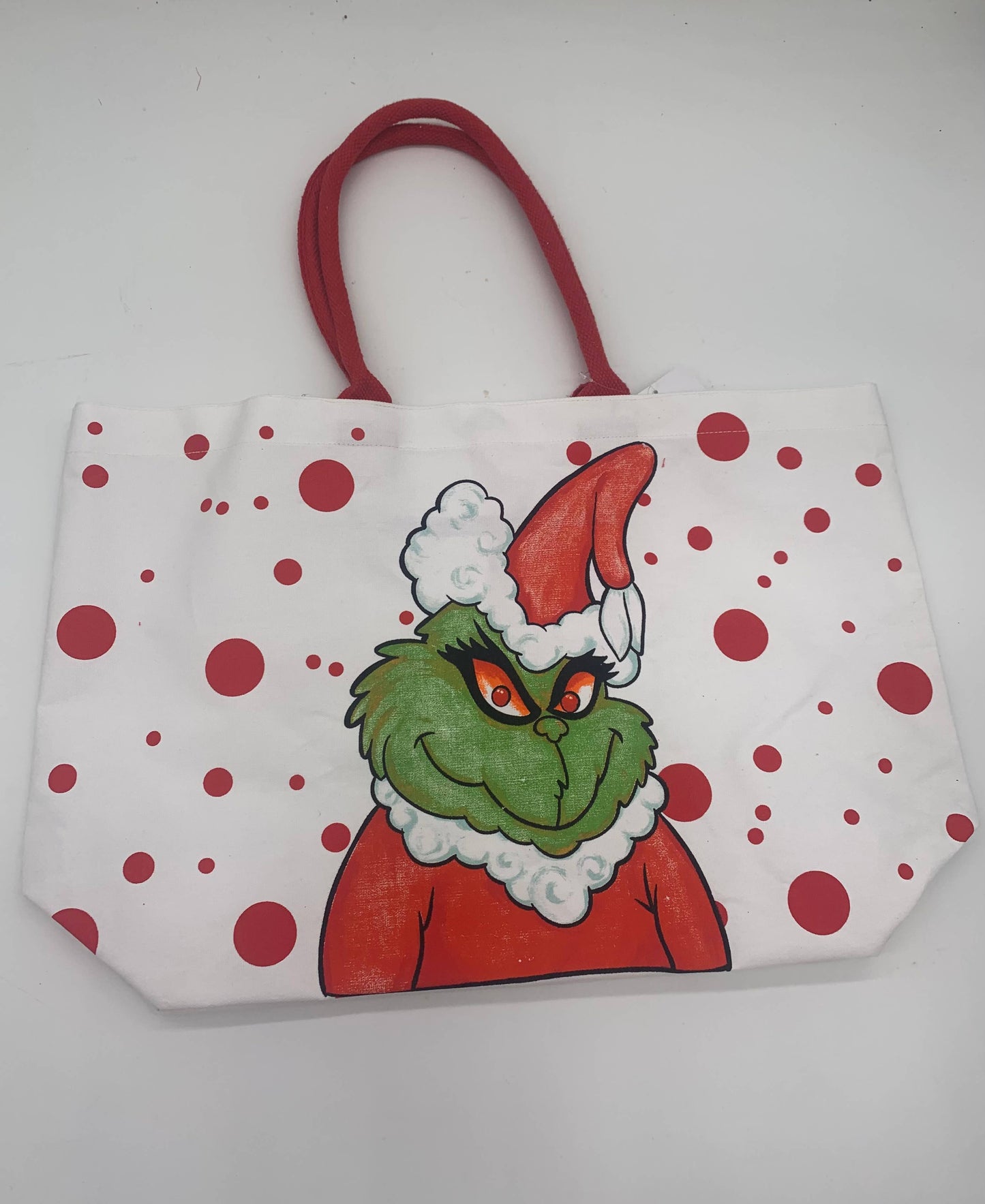 PRINTED RED "MEAN ONE" TOTEBAG