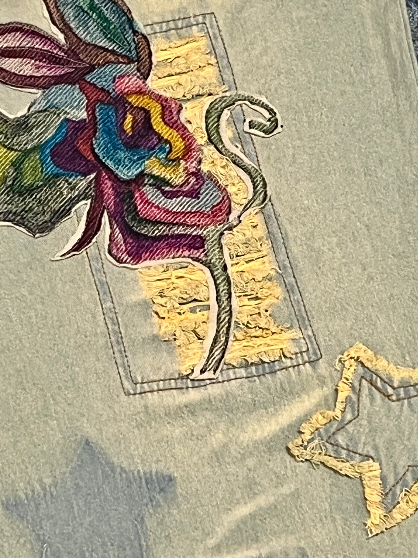 Funky Floral Jeans
