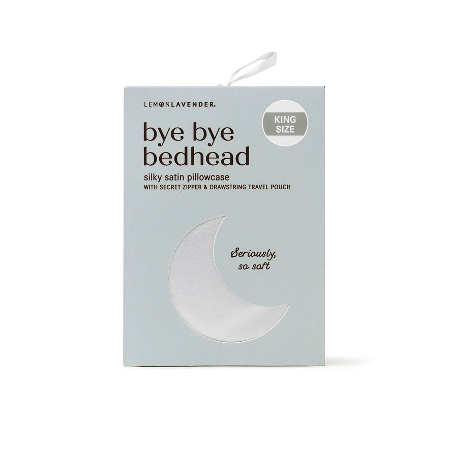 Bye Bye Bedhead King SIlky Satin Pillowcase