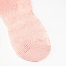 Load image into Gallery viewer, Sheer Pink Heart Socks

