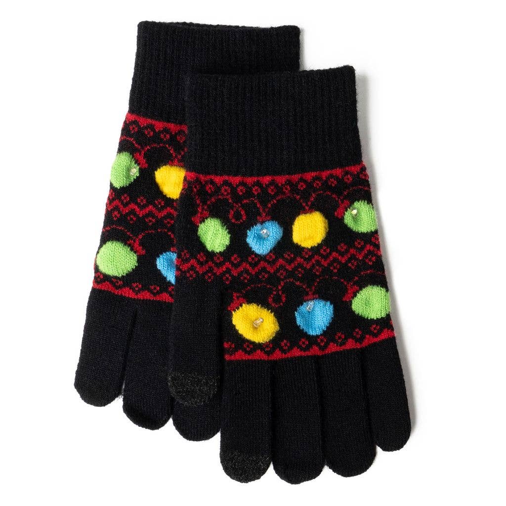 Light-Up Holiday Gloves