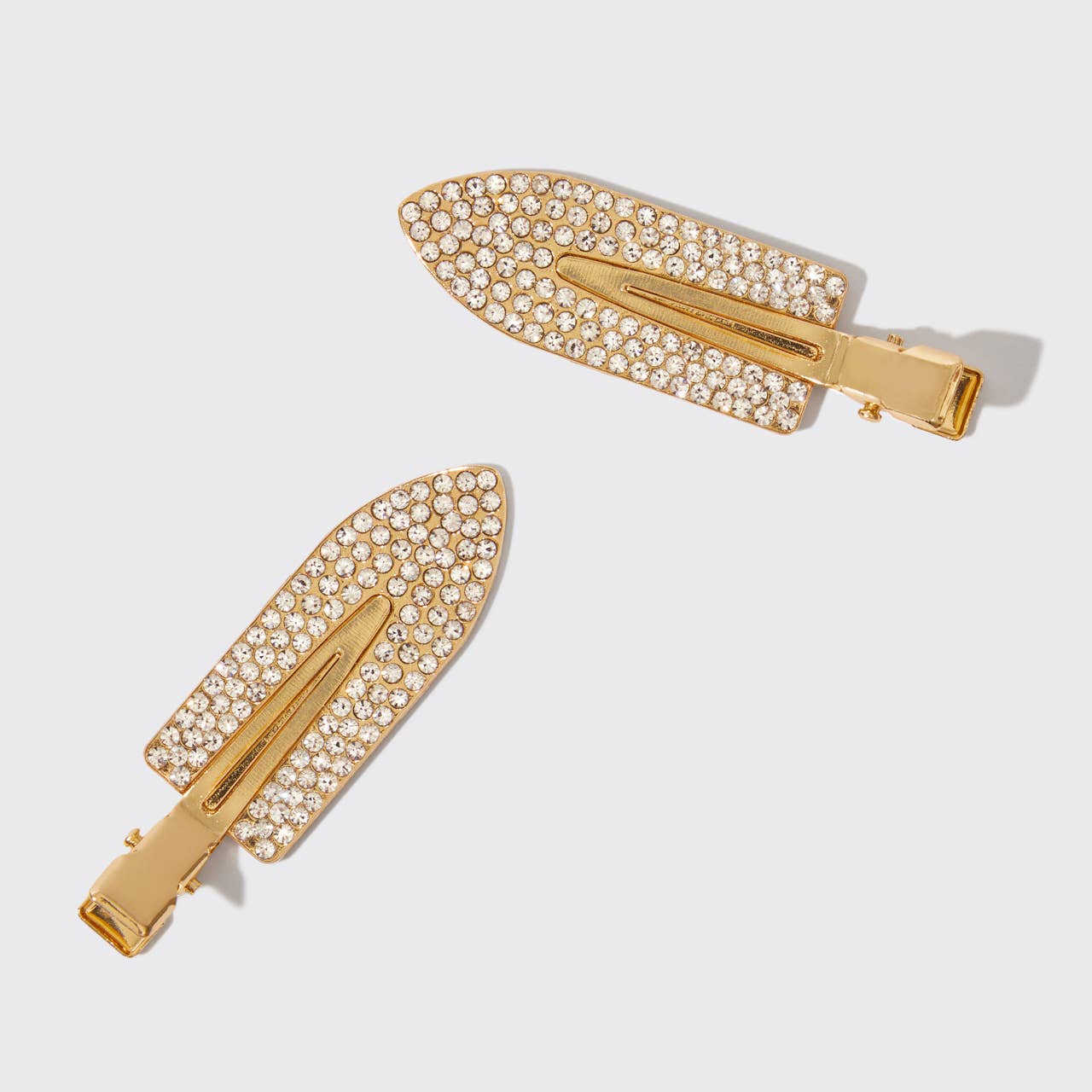 Holiday Gift of Glam Creaseless Clips 2pc Set - (Rhinestone)