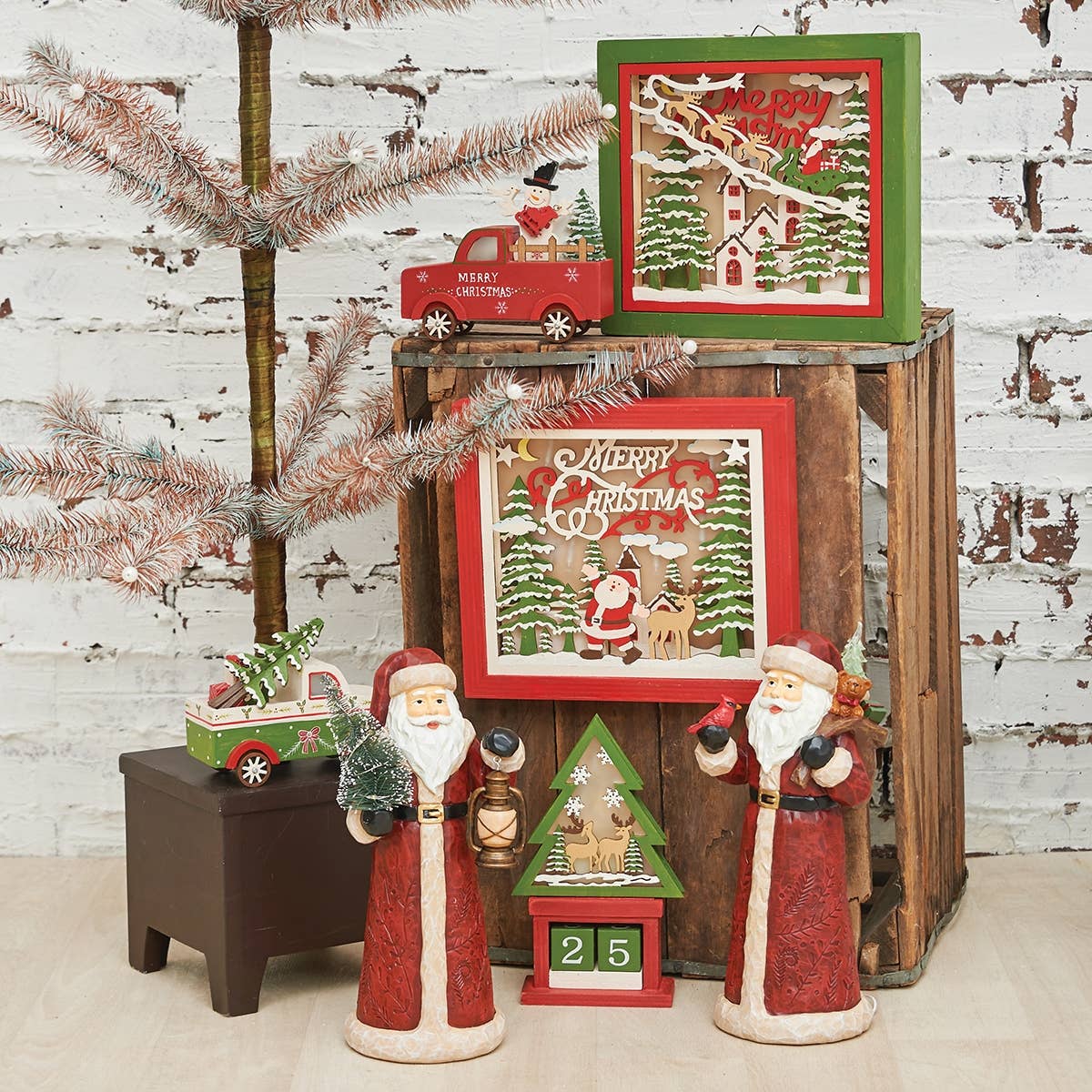 Christmas Stewart Farm LED Wall Art
