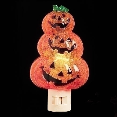 Triple Jack-O-Lantern Night Light