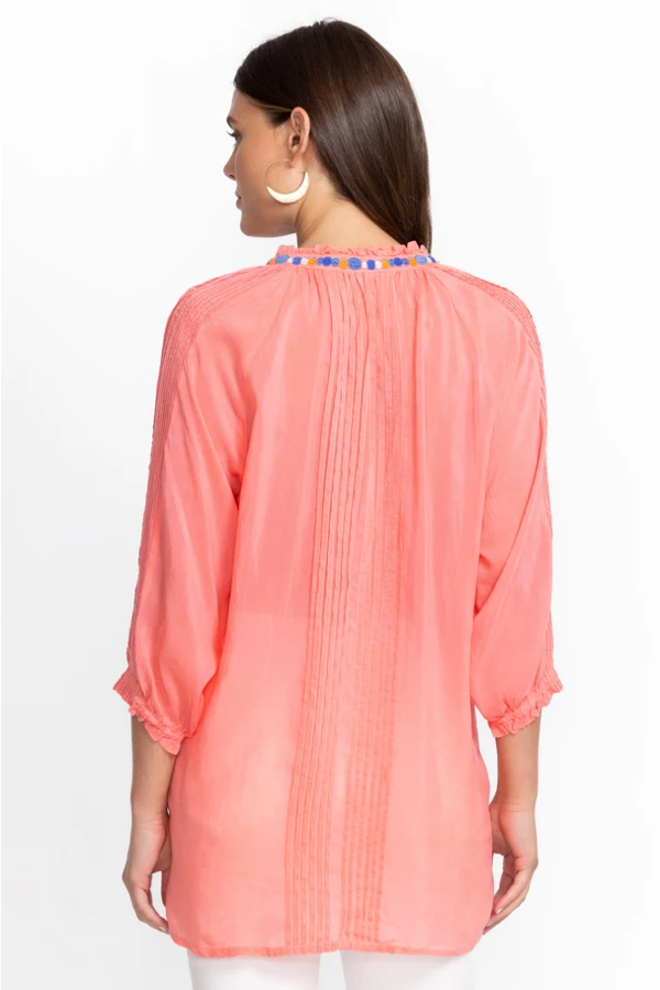 Leona Tunic in Shell Pink