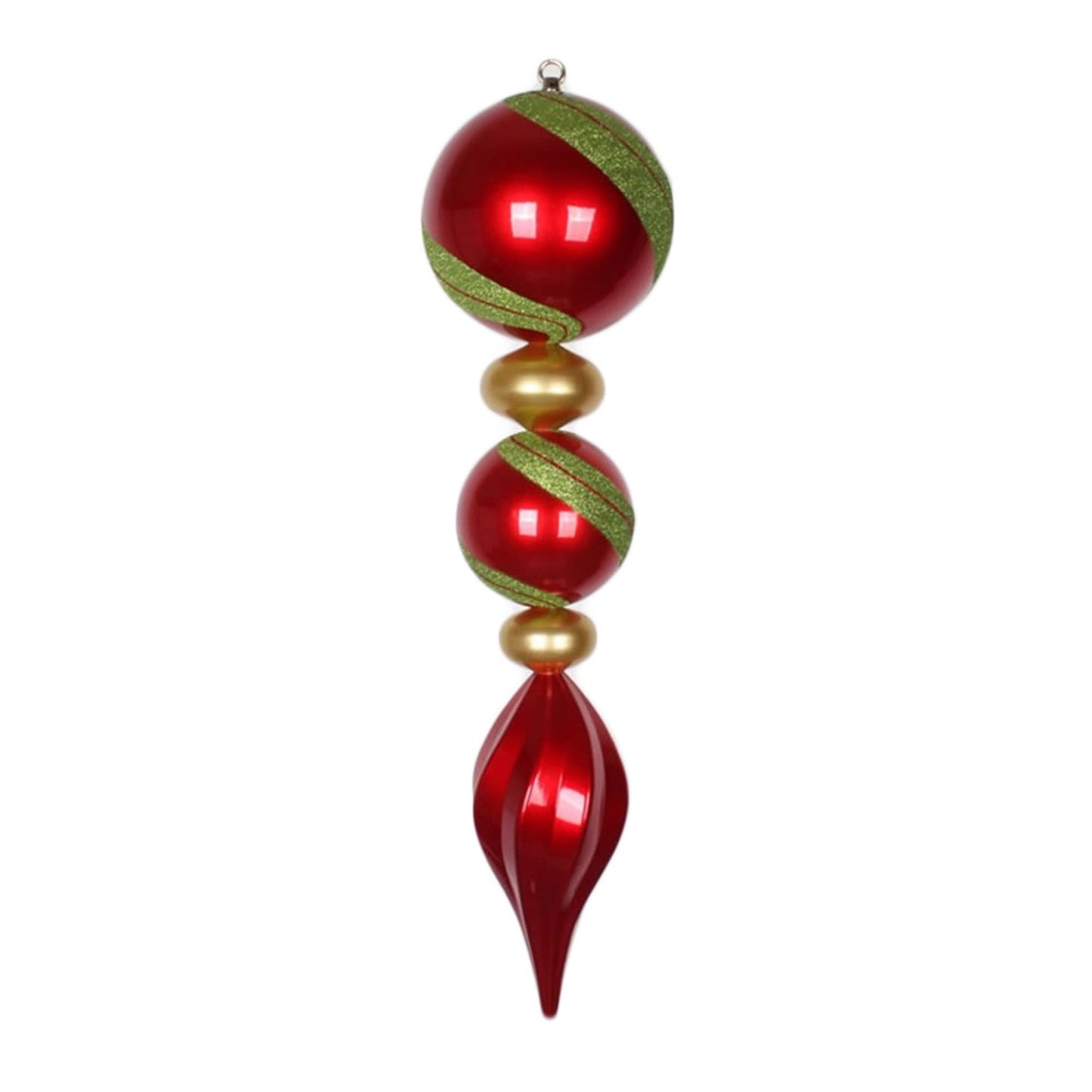 Vickerman 30.5" Red/Gold/Lime Jumbo Finial
