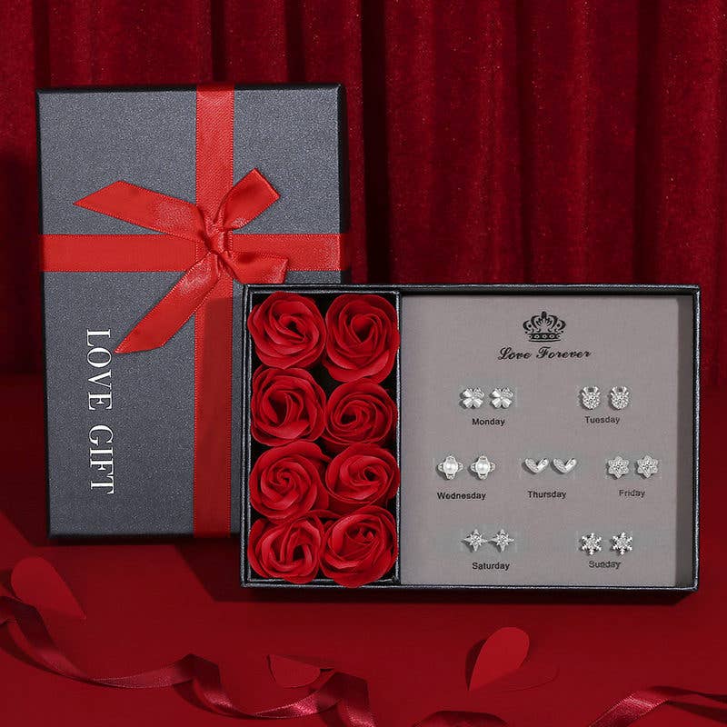 Rose Earring Gift Set