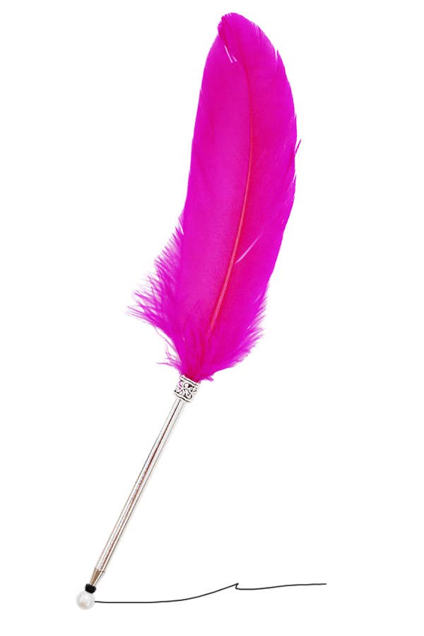 Quill Feather Ball Point Gel Ink Pen