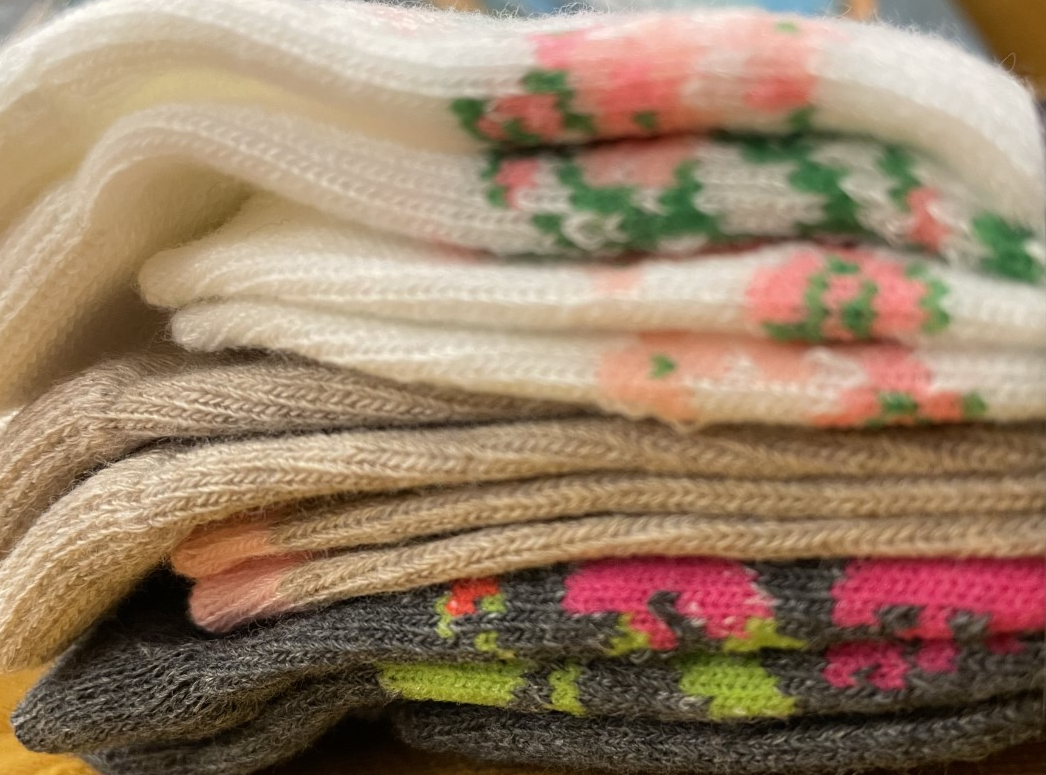 Floral 3-Pack Crew Socks