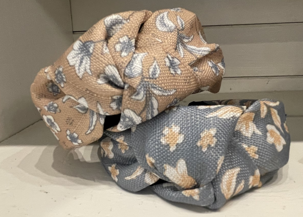 Floral Print Knotted Headbands