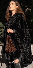 Load image into Gallery viewer, Patchett Faux Fur Poncho
