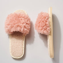 Load image into Gallery viewer, Faux Sherpa Furry Slippers
