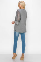 Load image into Gallery viewer, Shiron Sweater Knitted Top with Lace
