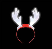 Load image into Gallery viewer, 10&quot; LIGHT-UP HOLIDAY REINDEER ANTLERS
