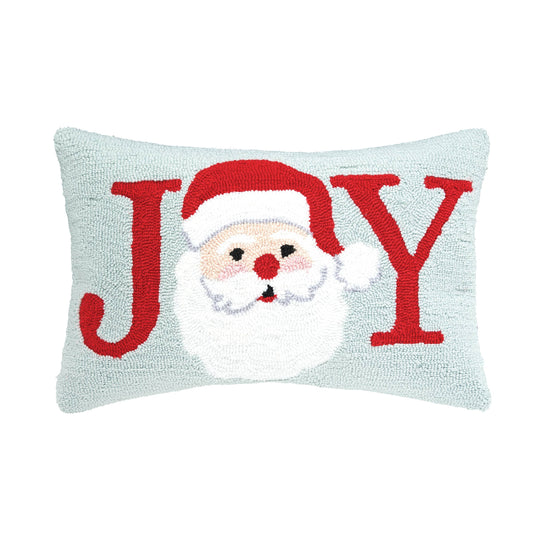 Christmas Joy Santa Throw Pillow