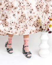 Load image into Gallery viewer, Cherry Blossom Sheer Crew Sock
