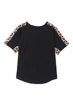 Load image into Gallery viewer, Leopard Dolman Sleeve Knit Top
