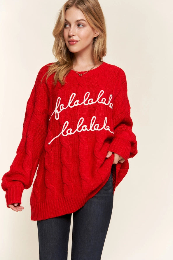 Falalalala Holiday Sweater