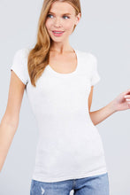 Load image into Gallery viewer, Fitted Scoop Neck Tee
