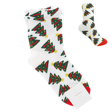 Load image into Gallery viewer, Christmas Themed Cotton Knit Socks
