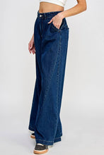 Load image into Gallery viewer, Super wide leg Denim Trousers
