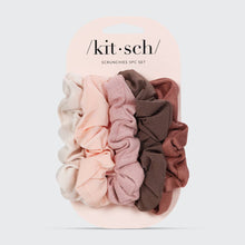Load image into Gallery viewer, Assorted Textured Scrunchies 5pc Set - Terracotta
