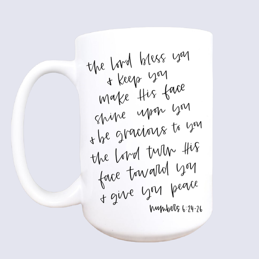 Lord bless you coffee mug