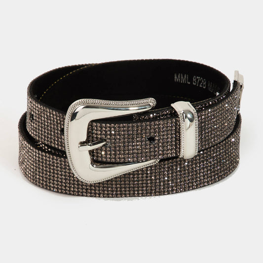 Rhinestone Pave Belt