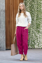 Load image into Gallery viewer, CORDUROY POCKET FRONT PANTS
