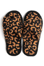 Load image into Gallery viewer, Leopard criss-cross slippers
