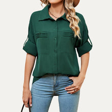 Load image into Gallery viewer, Working Out Solid Long Sleeve Pocket-Font Shirt:
