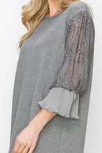 Load image into Gallery viewer, Shiron Sweater Knitted Top with Lace
