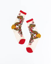 Load image into Gallery viewer, Year of the Dragon Sheer Crew Sock
