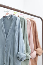 Load image into Gallery viewer, OVERSIZED BUTTON DOWN SHIRT DRESS
