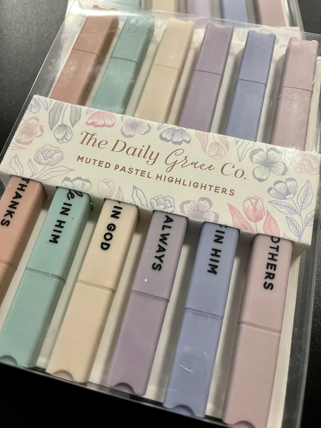 Muted Pastel Highlighters