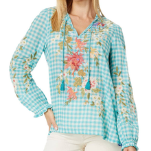 Load image into Gallery viewer, Nalina Ruffle Scarf Back Blouse

