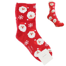 Load image into Gallery viewer, Christmas Themed Cotton Knit Socks

