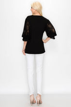 Load image into Gallery viewer, Shiron Sweater Knitted Top with Lace
