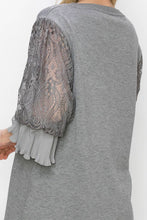 Load image into Gallery viewer, Shiron Sweater Knitted Top with Lace
