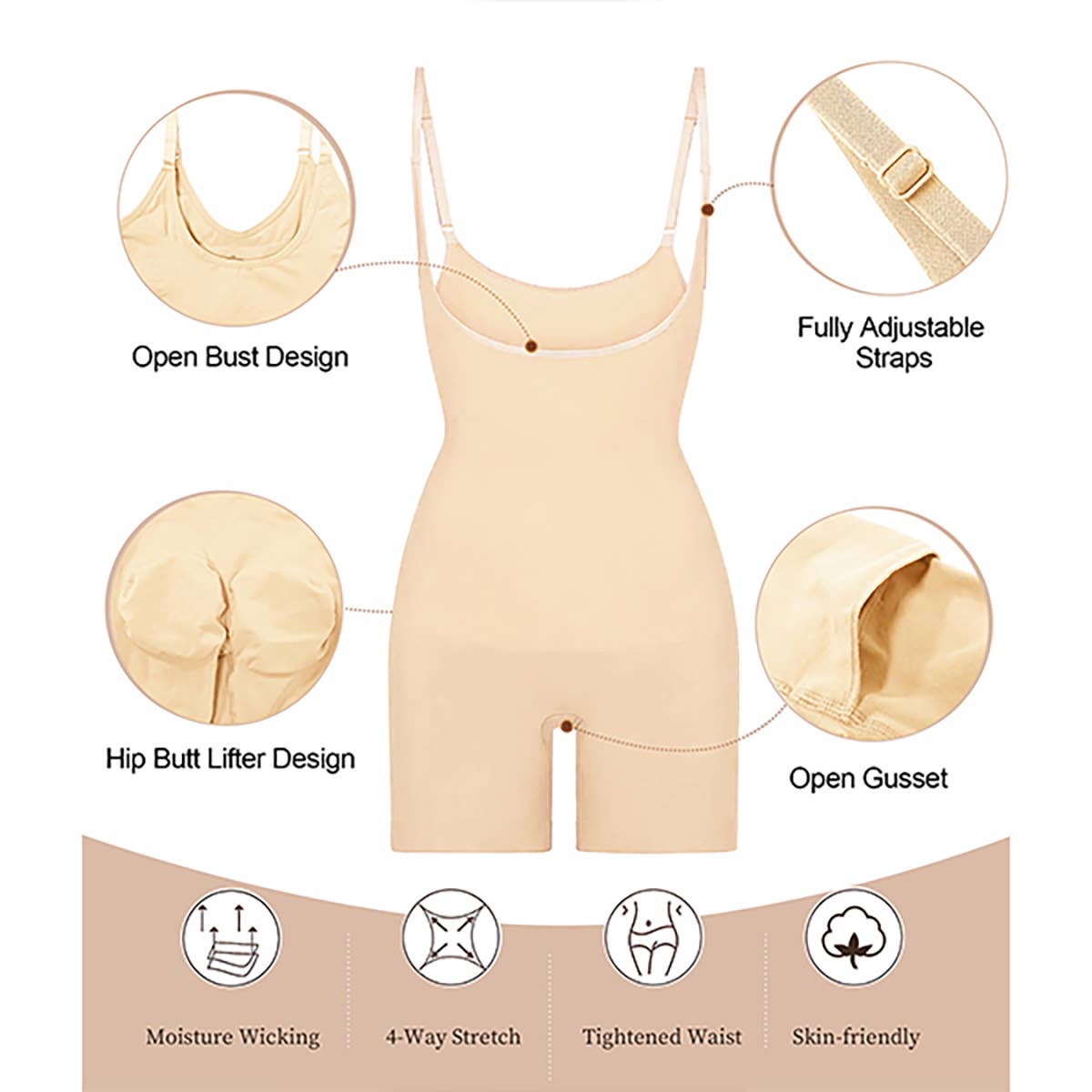 Shapex SHAPERX Women's Bodysuit – Sstyle Boutique
