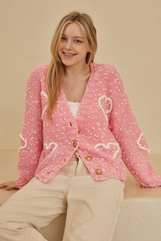 Cordelia Heart Cardigan