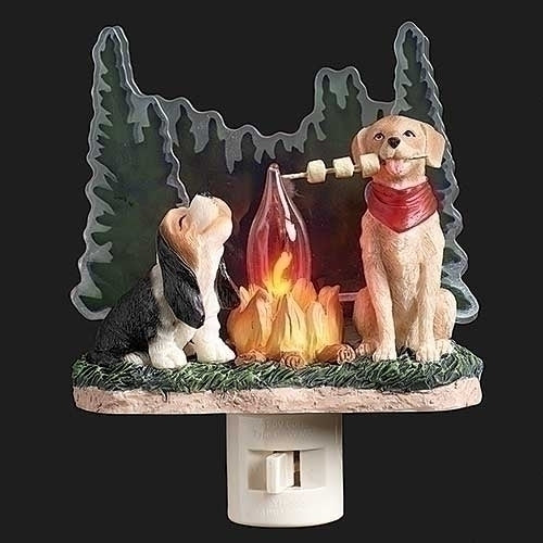 Camping Dogs Nightlight