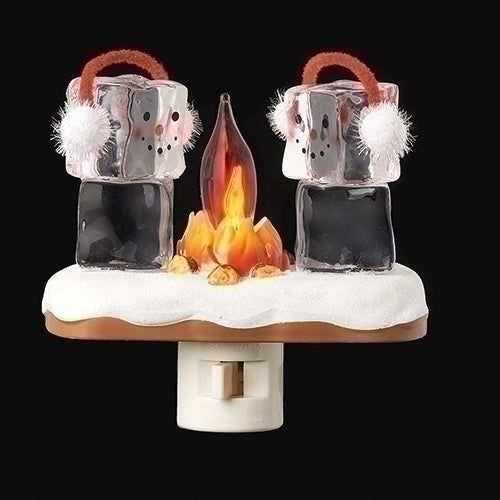 Ice Cube Campfire Themed Night Light