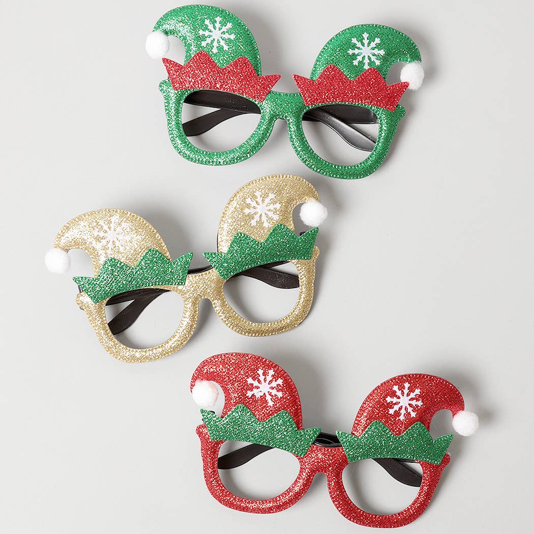 Christmas Elf Holiday Party Glasses